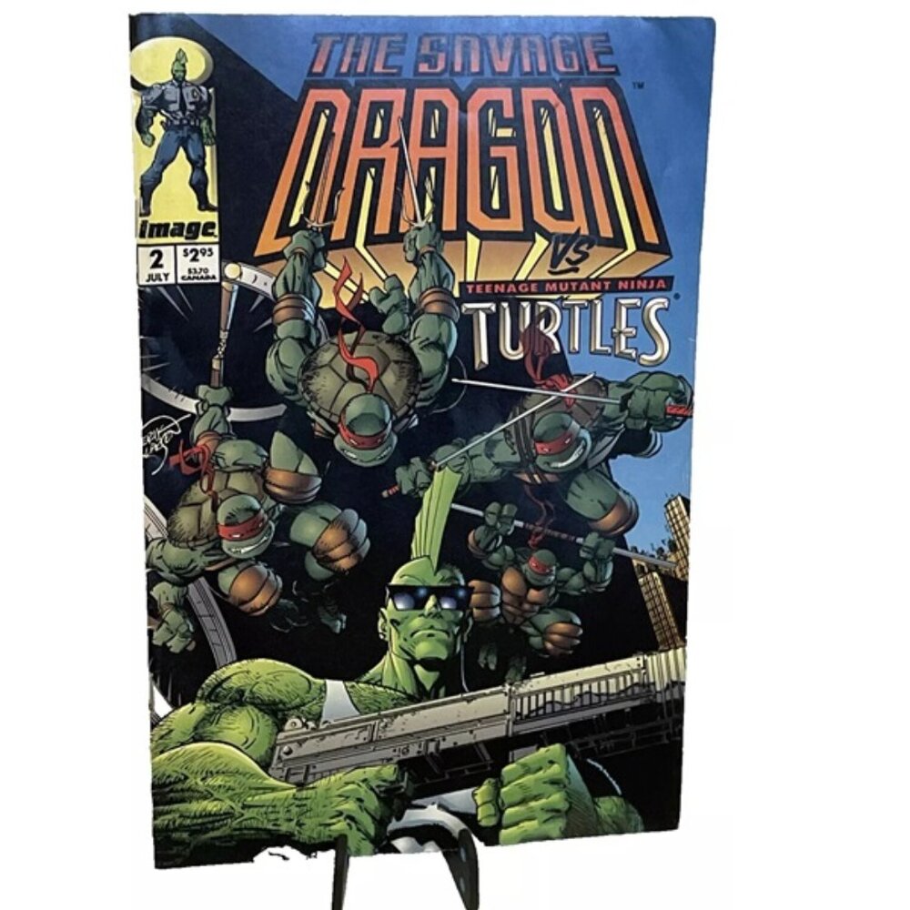 Savage Dragon Vol 1 #2 The Savage Dragon vs. The Teenage Mutant Ninja Turtles
